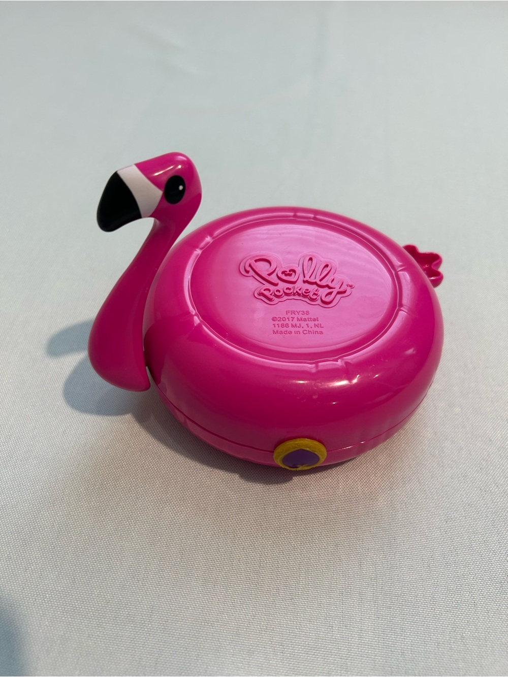 Polly Pocket Flamingo Floatie Compact Playset Incomplete